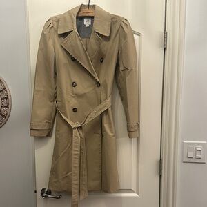GAP Classic Tan Trench Coat used good shape